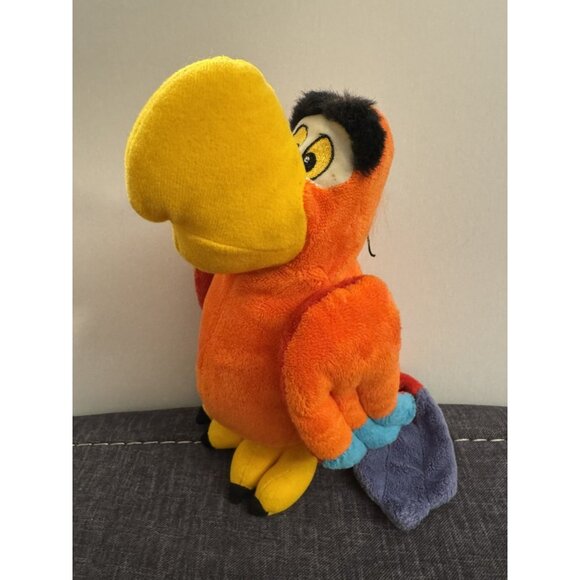 Disney Store Authentic Lago Plush Parrot Aladdin 10" Plush W6 - Picture 1 of 2